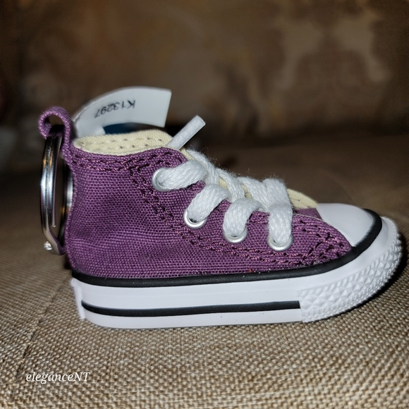 Converse Accessories - Converse Key Chain Sneaker Keychain Purple NWT